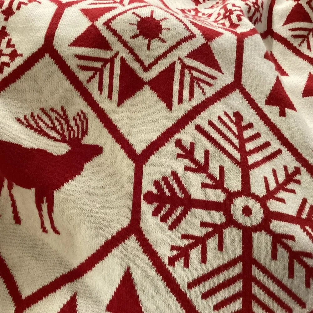 Jingles&Joy seasonal throw, 100% cotton